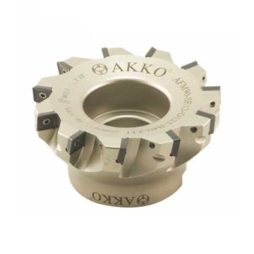 کفتراش فرزکاری قطر 50 شفت 22 اینسرت SE.. 12T3.. آکو AKKO کد محصول AFM45 SE12 D050 A22 Z04 H