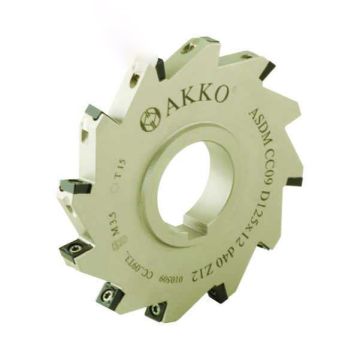 رنده شیار تراشی الماس خور قطر 80 ضخامت 6 الماس SP.. 050204 اکو AKKO کد محصول ASDM SPGT05 D80x6 d27 Z10