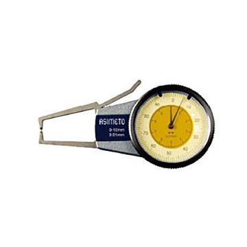 نقشه پرگار خارج سنج 0-10 میلیمتر ساعتی دقت 0.005 میلیمتر اسیمتو ASIMETO کد AS-405-11-0