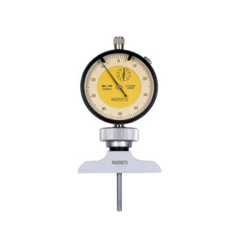 عمق سنج 100 میلیمتر ساعتی دقت 0.01 میلیمتر اسیمتو ASIMETO کد AS-473-04-0