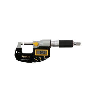 ریزسنج دیجیتال 0-25 میلیمتر دقت 0.001 ضداب میلیمتر اسیمتو کد AS-105-01-4