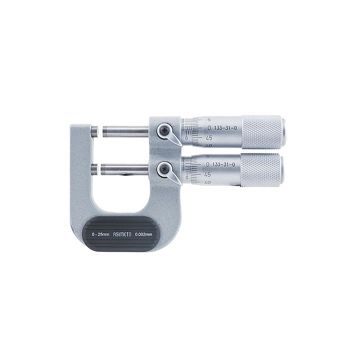 ریزسنج پیچ ورنیه 0-25 میلیمتر دقت 0.001 اسیمتو ASIMETO کد AS-133-01-0