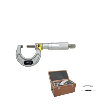 ست میکرومتر ورنیه 0-300 میلیمتر ۱۲ عددی دقت 0.01 اسیمتو ASIMETO کد AS-101-72-8