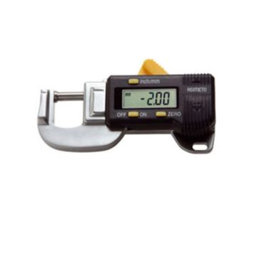 ضخامت سنج افقی 0-12 میلیمتر کوچک (جیبی) دیجیتال دقت 0.01 میلیمتر اسیمتو ASIMETO کد AS-325-30-0