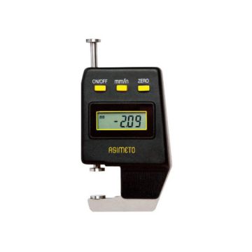 ضخامت سنج 0-15 میلیمتر کوچک (جیبی) دیجیتال دقت 0.01 میلیمتر اسیمتو ASIMETO کد AS-325-50-0