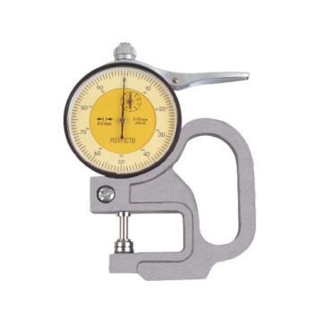 ضخامت سنج 0-10 میلیمتر ساعتی دقت 0.01 میلیمتر بازوی 30 میلیمتر اسیمتو ASIMETO کد AS-491-01-0