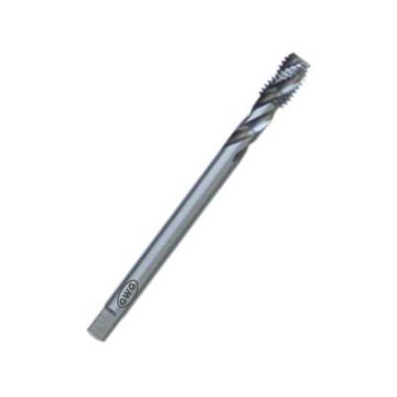 قلاویز دنده ریز ماشینی UNF 1/4"x28 فرم C شیار مارپیچ 35 درجه HSS-G دین 376 جی دابلیو جی GWG کد محصول MT-HSSE-376-C-35-UNF-1/4x28