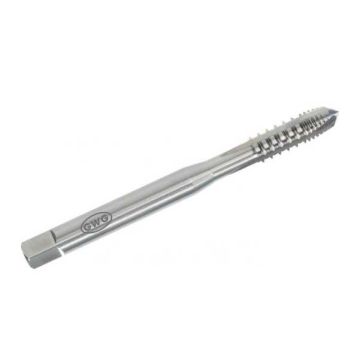 قلاویز یک دنده در میان ماشینی M3.5x0.6 فرم B شیار مستقیم HSS-G دین DIN 371 جی دبلیو جی GWG کد محصول MT-HSSG-371BAZ-M3.5x0.6