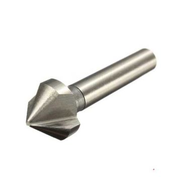 مته خزینه قطر 5 میلیمتر زاویه 90 درجه طول کل 40 میلیمتر HSS دین DIN335 ال ایکس LX کد محصول CSLXHSS33590-5