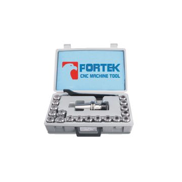 ست کلت فشنگی گیر BT40 طول کارگیر 55 میلیمتر نوع فشنگی OZ25 تعداد فشنگی 7 عدد پورتک PORTEK کد BT40-OZ25-55-7