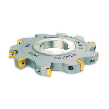 رنده شیار تراشی الماس خور قطر 80 میلیمتر ضخامت 10 میلیمتر اینسرت SC.. 09T3.. تکنیک TEKNIK کد محصول DF086 D080 A10 Z08 SC 09