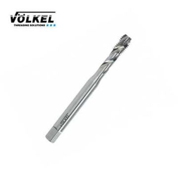 قلاویز ماشینی BSW 1/8x40 فرم C شیار مارپیچ 35 درجه HSS-E دین 371 ولکل VOLKEL کد محصول MT-HSSE-371-C-35-BSW-1/8x40