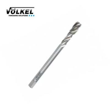 قلاویز ماشینی UNC 1/4x20 فرم C شیار مارپیچ 35 درجه HSS-E دین 376 ولکل VOLKEL کد محصول MT-HSSE-376-C-35-UNC-1/4x20
